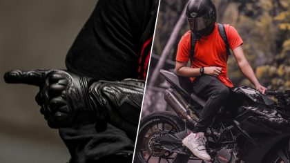 Motards : que signifie le signe qu’ils laissent parfois sur la route ?